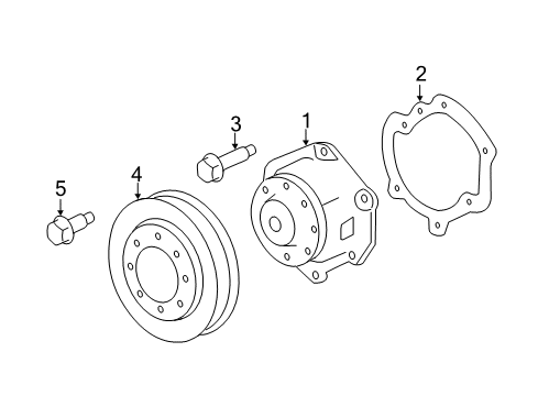 2012 Cadillac SRX Cooling System, Radiator, Water Pump, Cooling Fan Diagram