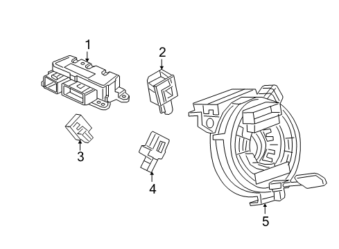 2017 Chevy Volt Air Bag Components Diagram