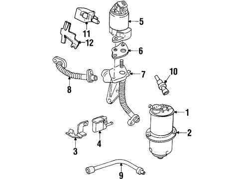 1999 Buick LeSabre Fuel Supply Diagram