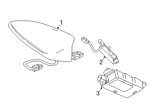 2020 Buick Regal TourX Antenna & Radio Diagram