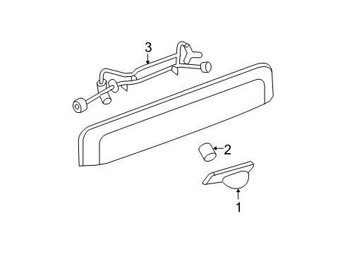 2012 Cadillac Escalade ESV License Lamps Diagram