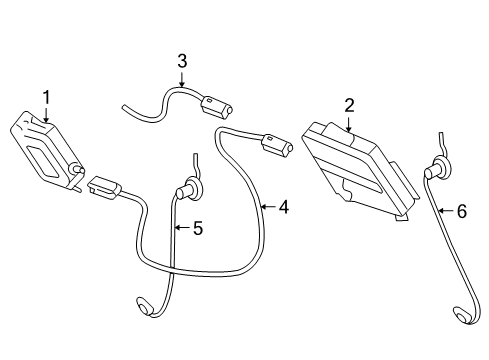 2008 Chevy Corvette Antenna & Radio Diagram