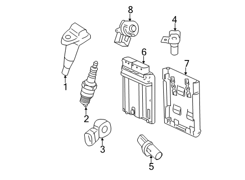 2008 Cadillac CTS Ignition System Diagram