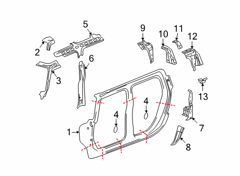 2006 Hummer H2 Uniside Diagram