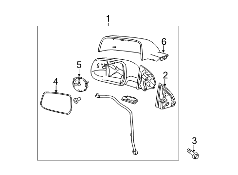 2017 Chevy Equinox Outside Mirrors Diagram