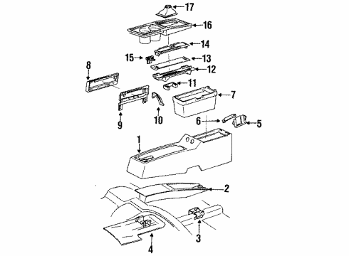 1992 GMC Typhoon Indicator Diagram for 10146437