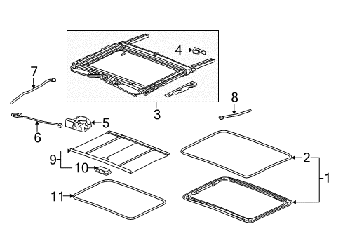 2005 Buick LaCrosse Sunroof Diagram