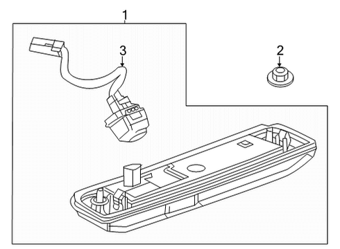 2024 Chevy Trailblazer License Lamps Diagram