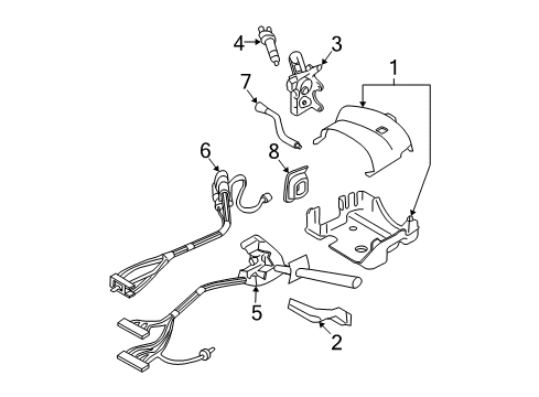 2009 Buick LaCrosse Cover Assembly Diagram for 19168467