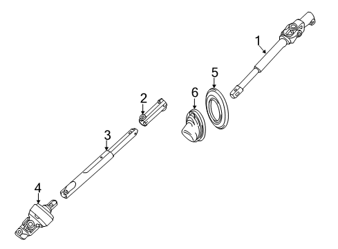 2017 Cadillac CTS Lower Steering Column Diagram