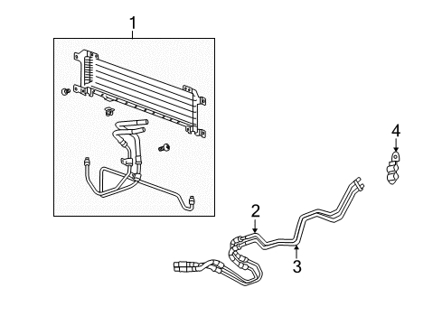 2005 Cadillac SRX Trans Oil Cooler Diagram 2 - Thumbnail