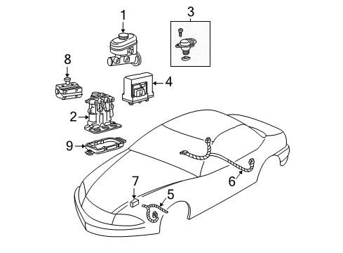 2002 Chevy Malibu Anti-Lock Brakes Diagram