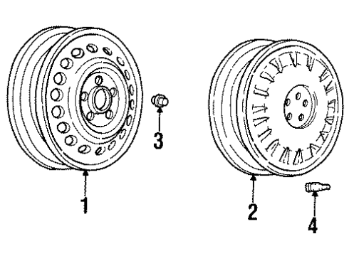 1999 Buick LeSabre Wheels Diagram