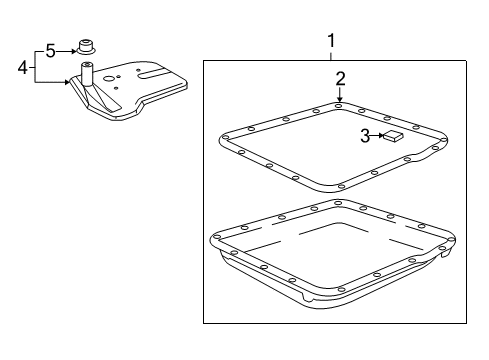2006 Hummer H3 Filter Diagram for 24225323