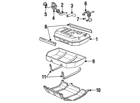 1993 GMC Yukon Fuel Supply Diagram
