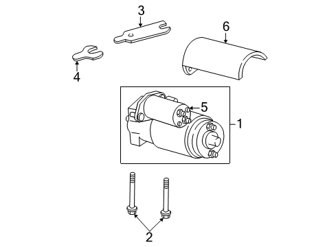 1999 GMC C3500 Starter Diagram