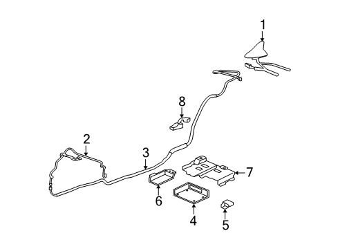 2014 Chevy Camaro Communication System Components Diagram