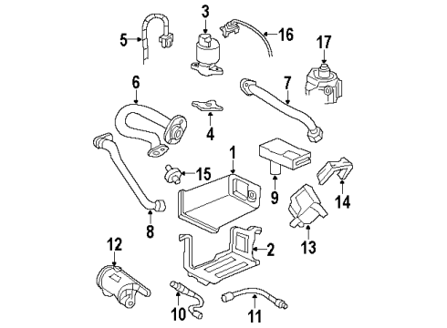 2003 Oldsmobile Aurora EGR System Diagram