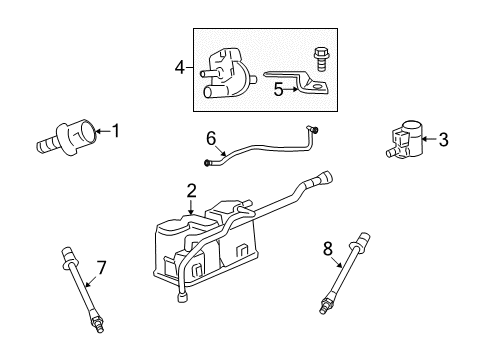 2008 Saturn Aura Emission Components Diagram