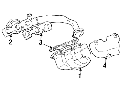 2001 Oldsmobile Aurora Exhaust Manifold Diagram