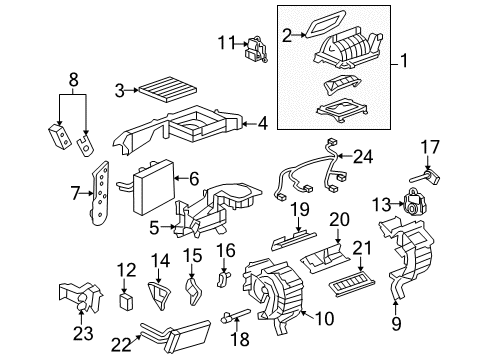 2011 GMC Terrain A/C Hoses Diagram for 22758954