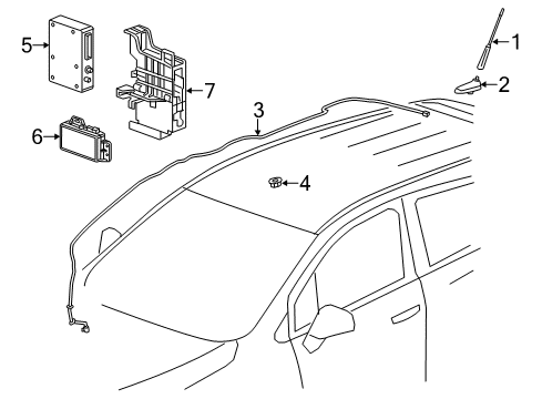 2022 Buick Encore Communication System Components Diagram