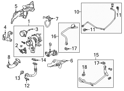 2011 Cadillac SRX Turbocharger Diagram