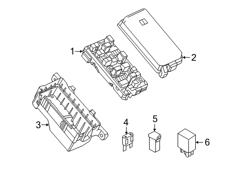 2013 Chevy Spark Mini Fuse Diagram for 19119256