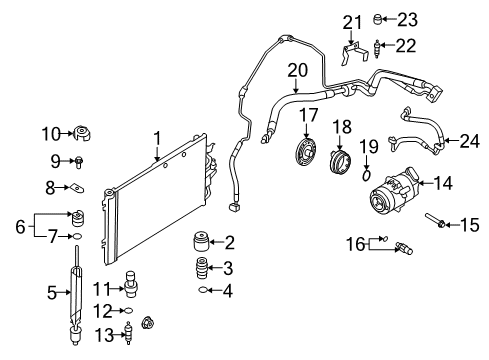2011 Buick LaCrosse Pressure Relief Valve Diagram for 9118283