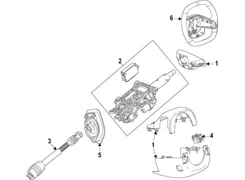 2021 Chevy Corvette Switch Diagram for 13541228