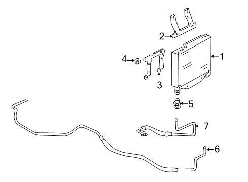 1999 GMC C3500 Trans Oil Cooler Diagram