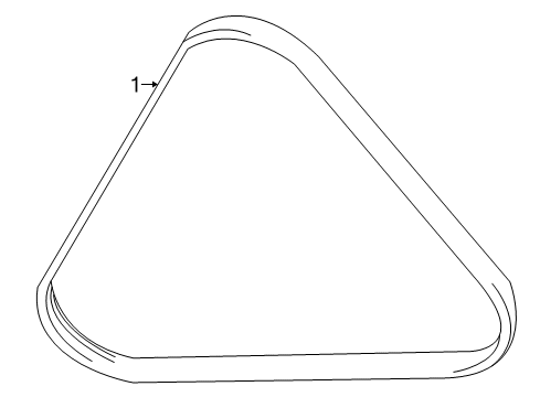 2002 Chevy Tracker Belts & Pulleys Diagram