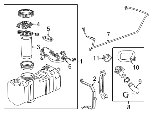 2014 Chevy Express 2500 Emission Components Diagram 3 - Thumbnail