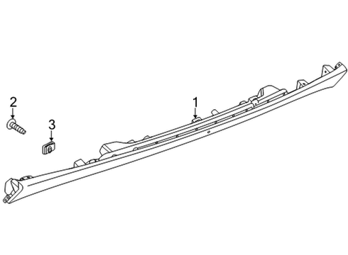 2021 Buick Envision High Mount Lamps Diagram