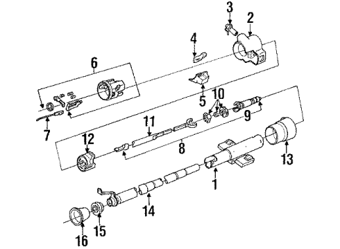 1990 Pontiac Trans Sport Socket & Wire, Gray Diagram for 19368034