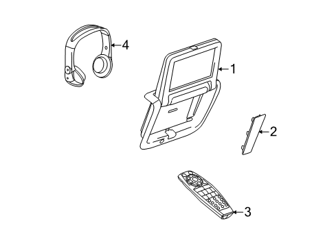 2010 Chevy Equinox Entertainment System Components Diagram