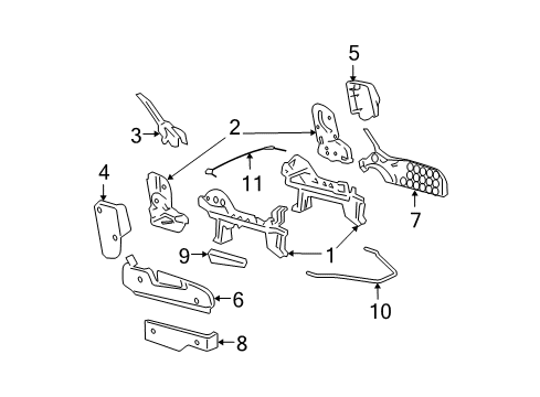 2007 Chevy Equinox Tracks & Components Diagram 3 - Thumbnail