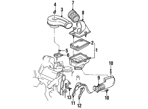 1994 Cadillac DeVille Filters Diagram