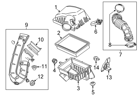 2020 Chevy Sonic Air Intake Diagram