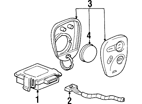 2002 Pontiac Grand Prix Electrical Components Diagram
