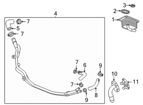 2024 Chevy Trailblazer Engine Oil Cooler Diagram