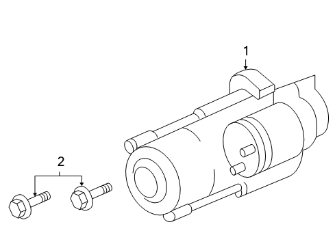 2011 Cadillac DTS Starter Diagram