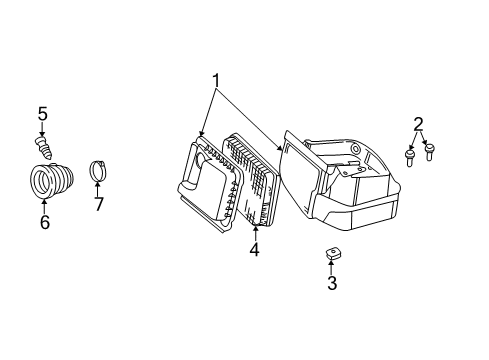 2005 Buick Park Avenue Air Intake Diagram