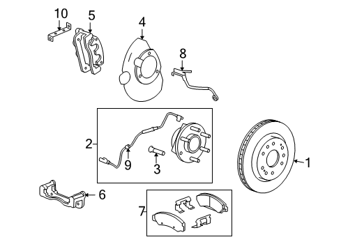 2009 Chevy Tahoe Overhaul Kit Diagram for 84828462