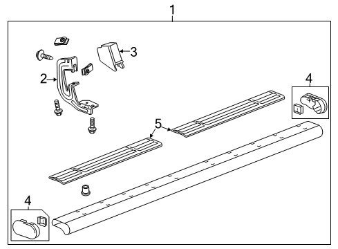 2010 Chevy Silverado 1500 Running Board Diagram 7 - Thumbnail