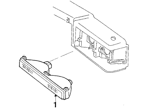 1984 Cadillac DeVille Park Lamps Diagram