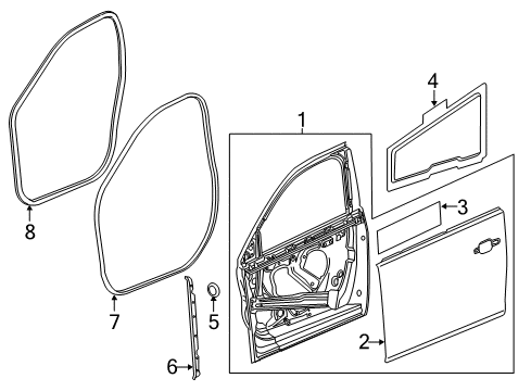 2015 Chevy Malibu Front Door Diagram