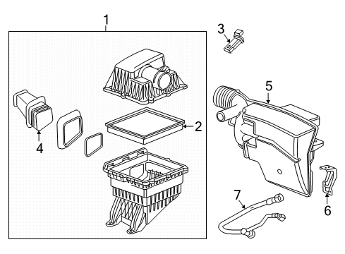 2015 Chevy Colorado Air Intake Diagram