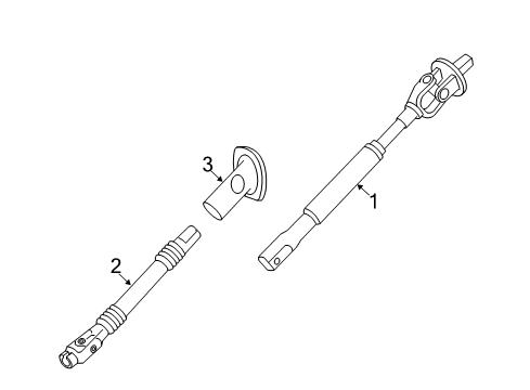 2016 Chevy Silverado 2500 HD Lower Steering Column Diagram
