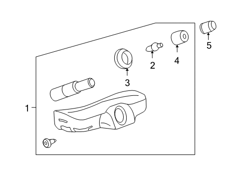 2010 Hummer H3T Tire Pressure Monitoring Diagram